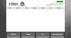 Desktop Screenshot of mosleysautomotive.com.au